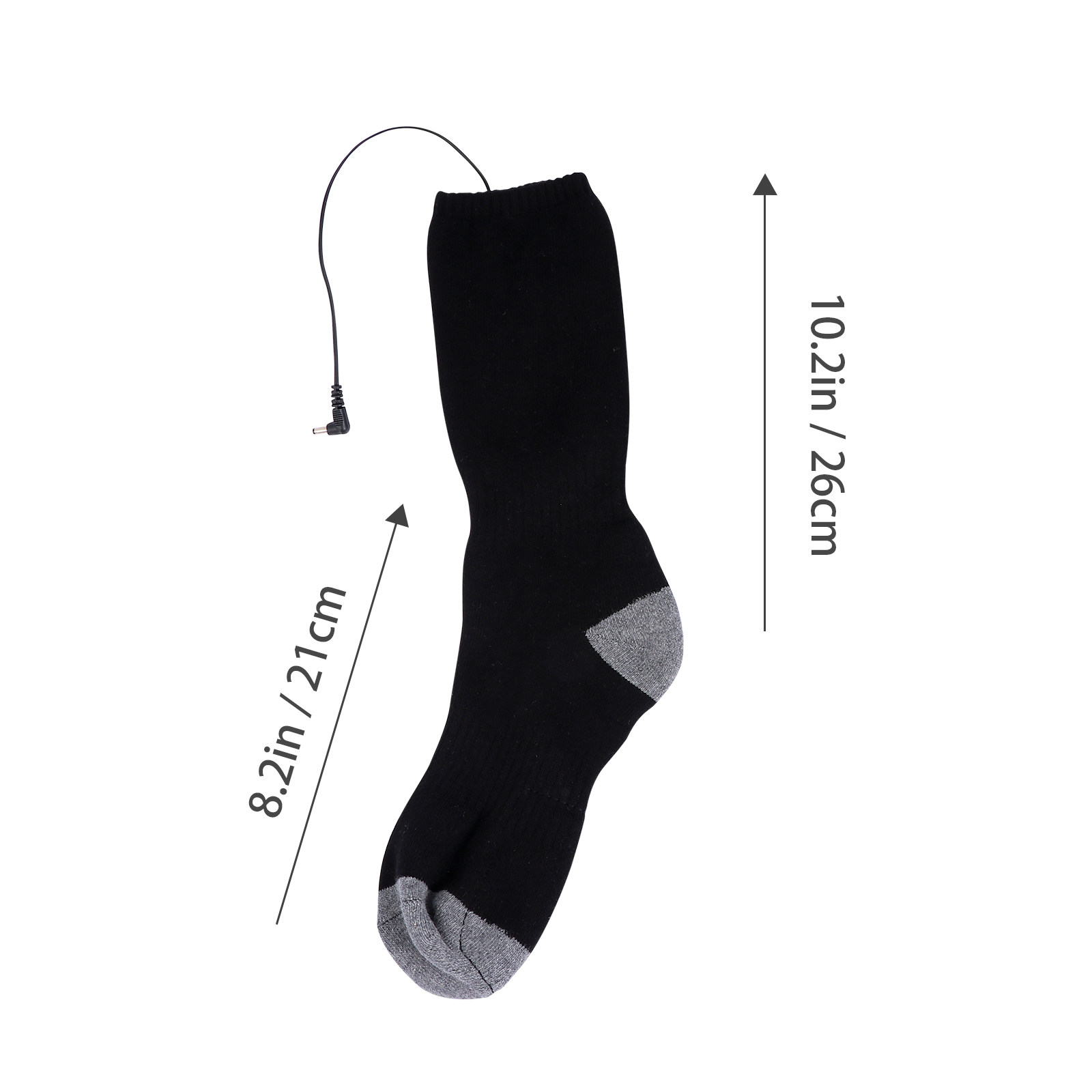 1Set Heated Socks Warm Feet El - Thermal Sock Winter 评论和价格