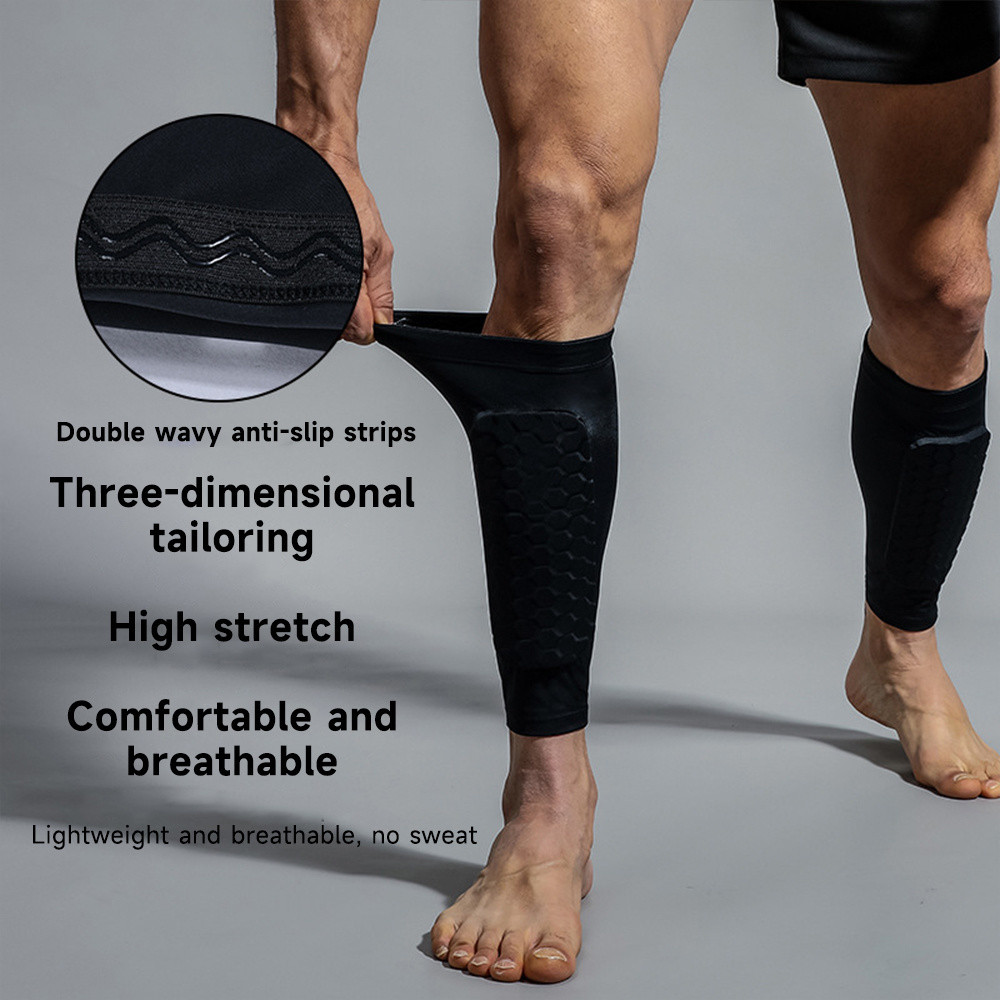 Thickened Soccer Shin Guards C - Compression Sleeve Calf 评论和价格