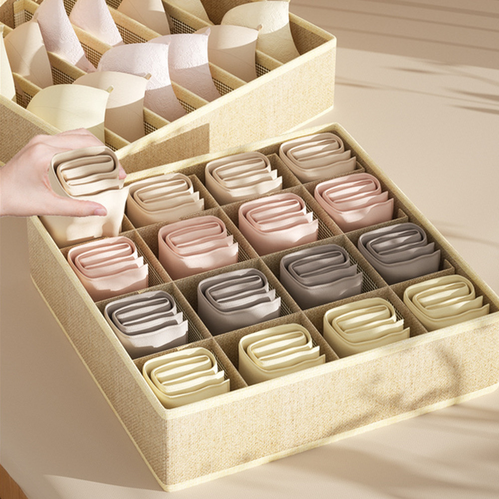 Underwear Storage Box for Bras - Sock Organizer Tray 评论和价格