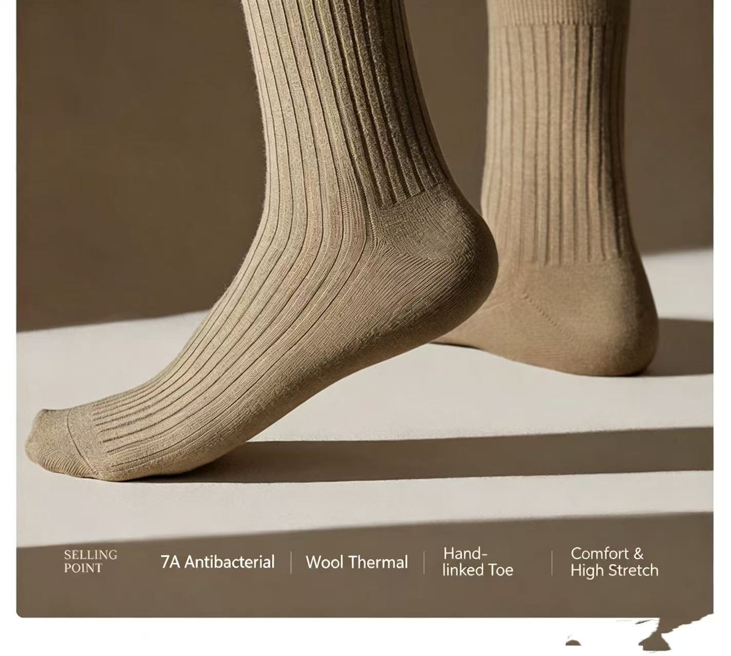 4 Pack 39% Merino Wool Hiking  - Wool Hiking Sock 评论和价格