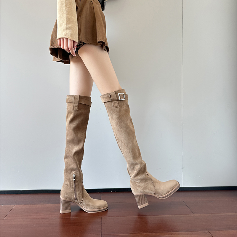 High heeled knee high boots fo - Knee High Sock Women 评论和价格
