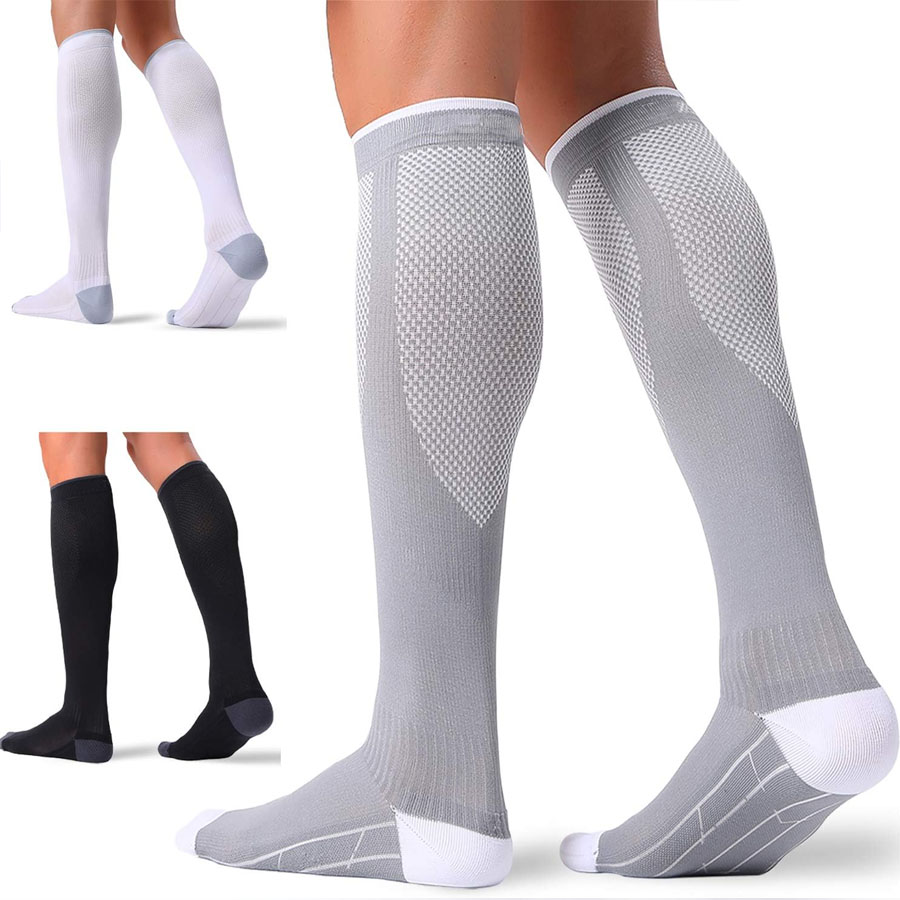 3/1 Pairs 20-30mmHg Compressio - Compression Sleeve Calf 评论和价格