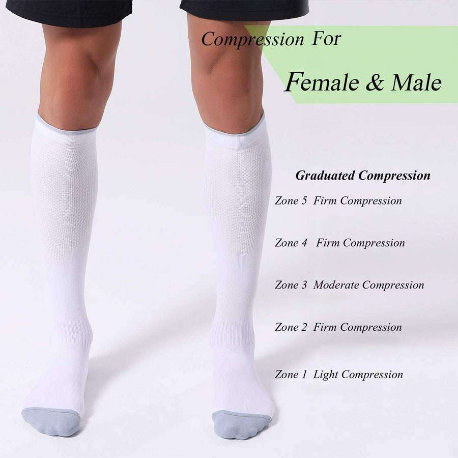 3/1 Pairs 20-30mmHg Compressio - Compression Sleeve Calf 评论和价格