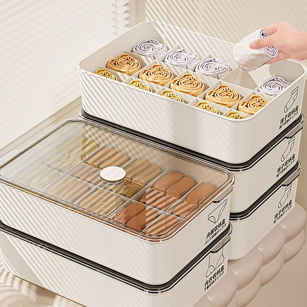 10/15 Grids Underwear Storage  - Sock Organizer Tray 评论和价格